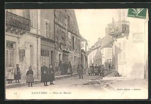AK Saint-Bris, Place du Marché