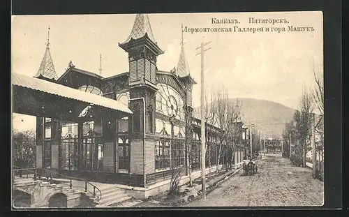 AK Pjatigorsk, Strasse an der Lemontowska-Galerie