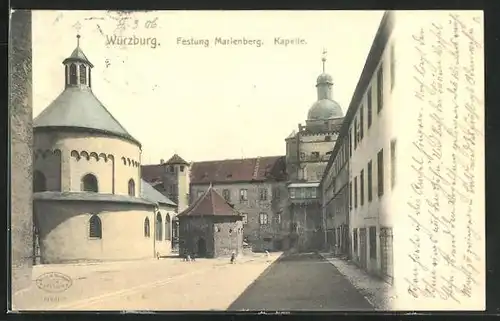 AK Würzburg, Festung Marienberg, Kapelle