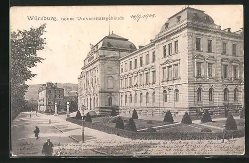 AK Würzburg, Neues Universitätsgebäude