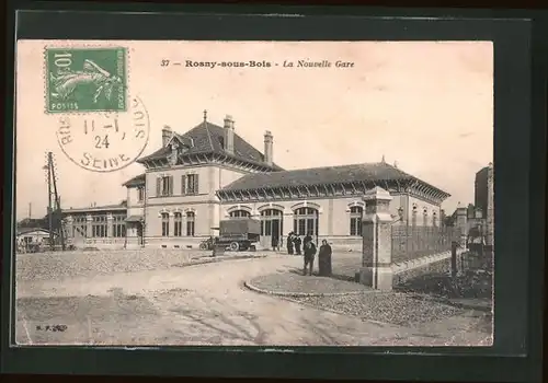 AK Rosny-sous-Bois, La Nouvelle Gare, Bahnhof