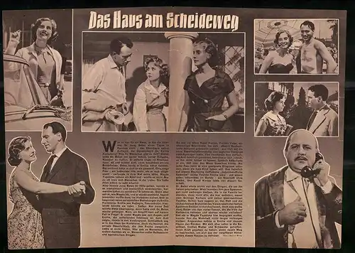 Filmprogramm PFP Nr. 18 /61, Das Haus am Scheideweg, Elo Romancik, Vlasta Fialova, Regie: Vladimir Bahna