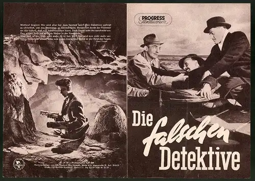 Filmprogramm PFI Nr. 39 /57, Die falschen Detektive, Harold Warrender, Jacques Brown, Regie: Darrel Catling