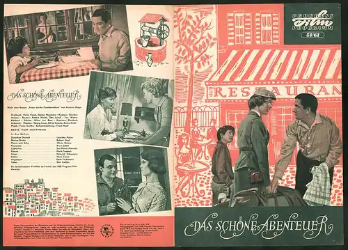 Filmprogramm PFP Nr. 53 /61, Das schöne Abenteuer, Liselotte Pulver, Robert Graf, Regie: Kurt Hoffmann