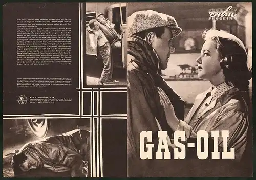Filmprogramm PFP Nr. 78 /57, Gas-Oil, Jean Gabin, Jeanne Moreau, Regie: Gilles Grangier