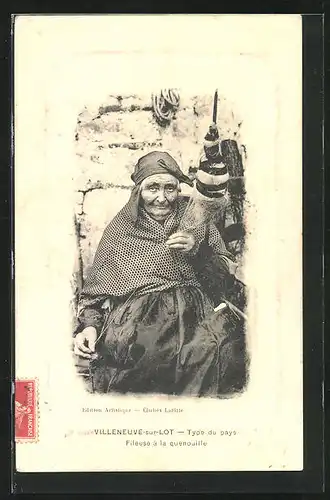 AK Villeneuve-sur-Lot, Type du Pays
