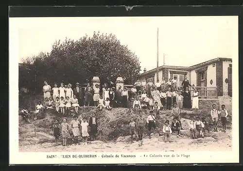 AK Saint-Julien-de-Quiberon, Colonie de Vacances