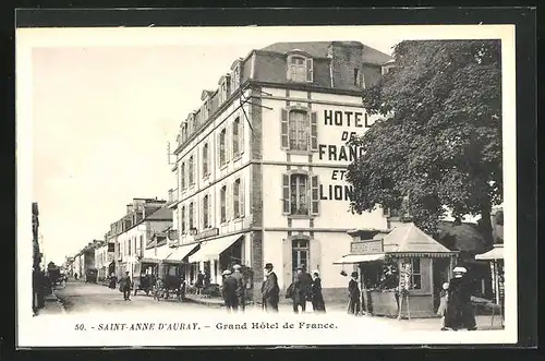 AK Saint-Anne-D'Auray, Grand Hôtel de France