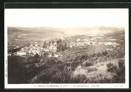 AK Cussy-en-Morvan, Vue panoramique, Côté Est