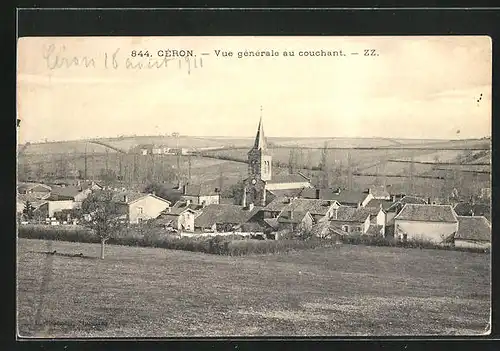 AK Céron, Vue générale au couchant