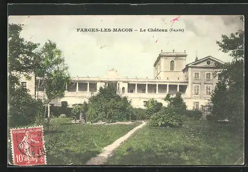 AK Farges-les Macon, Le Château, Facade