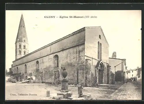 AK Cluny, Eglise St.Marcel, Payebin