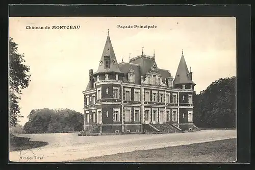 AK Montceau, Château, Facade Principale