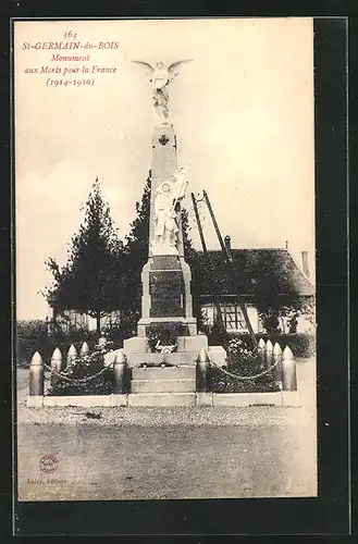 AK St-Germain-du-Bois, Monument aux Morts pour la France