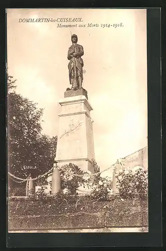 AK Dommartin-les-Cuiseaux, Monument aux Morts 1914-1918