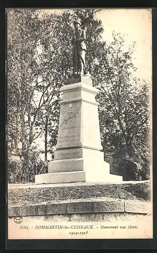 AK Dommartin-les-Cuiseaux, Monument aux Morts 1914-1918