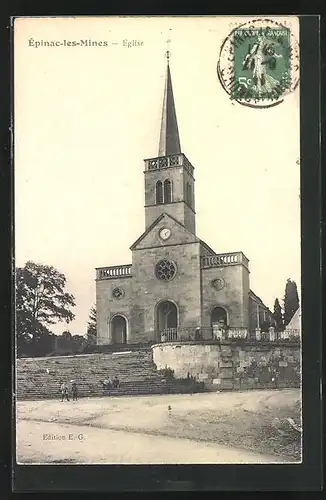 AK Épinac-les-Mines, Église
