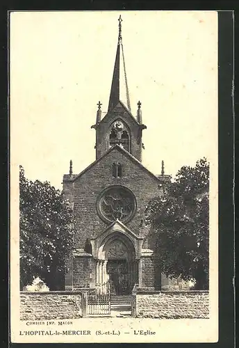 AK L`Hopital-le-Mercier, L`Eglise