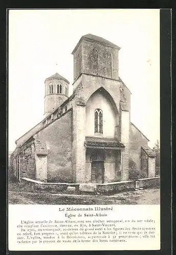 AK Saint-Albain, Église