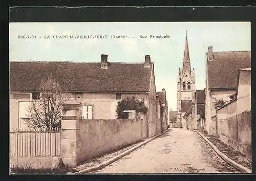 AK Chapelle-Vieille-Forét, Rue Principale