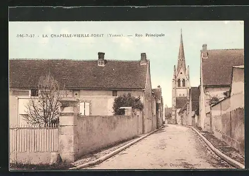 AK Chapelle-Vieille-Forét, Rue Principale