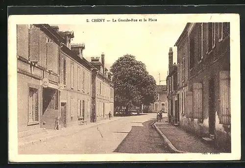 AK Cheny, La Grande-Rue et la Place