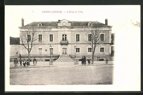 AK Chatel-Censoir, L` Hôtel de Ville