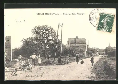 AK Villebougis, Route de Saint-Georges