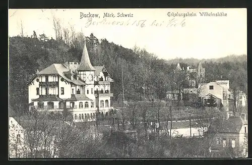 AK Buckow, Erholungsheim Wilhelmshöhe