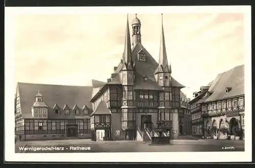 AK Wernigerode /Harz, Rathaus