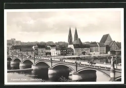 AK Frankfurt /Oder, Die Orderbrücke