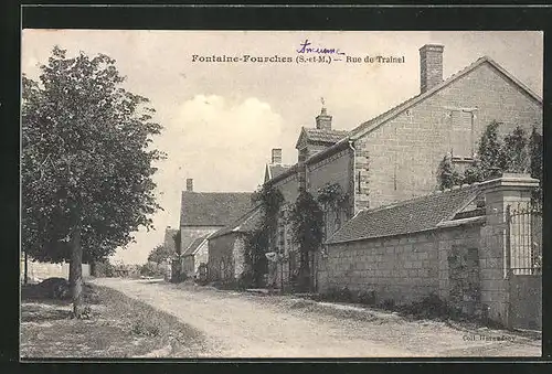 AK Fontaine-Fourches, Rue du Trainel