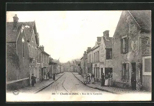 AK Chailly-en-Biére, Rue de la Garenne