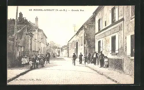 AK Le Mesnil-Amelot, Grande Rue