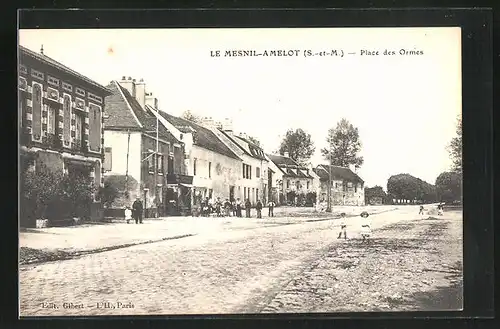 AK Le Mesnil-Amelot, Place des Ormes