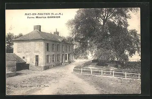 AK May-en-Multien, Ferme Maurice Garnier