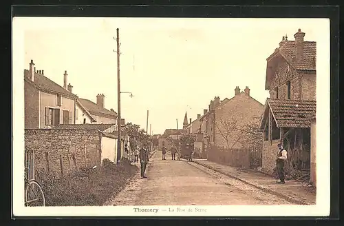 AK Thomery, La Rue de Seine
