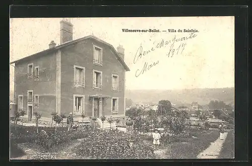 AK Villeneuve-sur-Bellot, Villa du Sainfoin