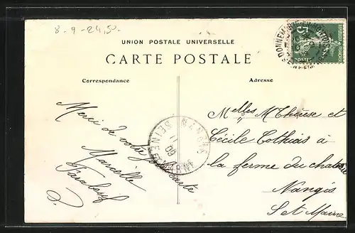 AK Donnemarie-en-Motois, La Grande Rue