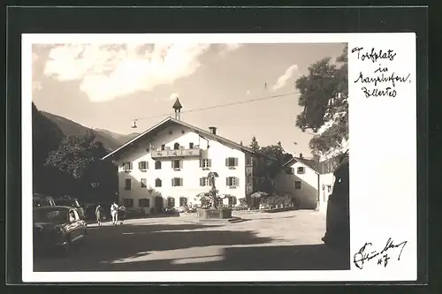 AK Mayrhofen, Gasthof Kramerwirt, Torfplatz