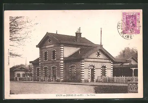 AK Jouy-en-Josas, La Gare, Bahnhof