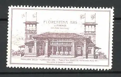 Reklamemarke Roma, Exposizione Internationale 1911, Palazzo Antinori