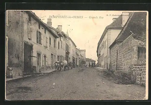 AK Dompierre-les-Ormes, Grande Rue