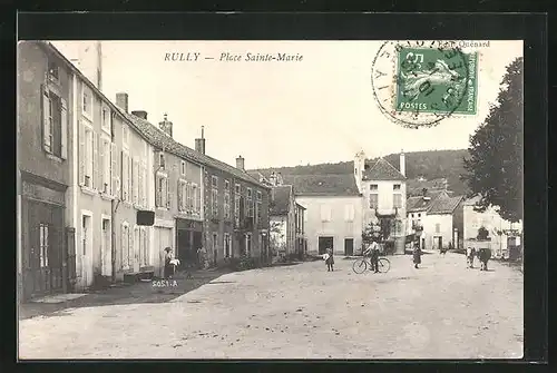 AK Rully, Place Sainte-Marie