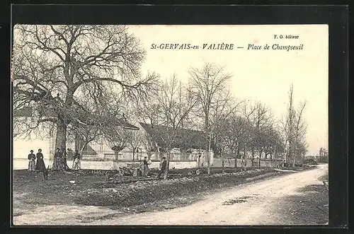 AK St-Gervais-en-Valiere, Place de Champseuil