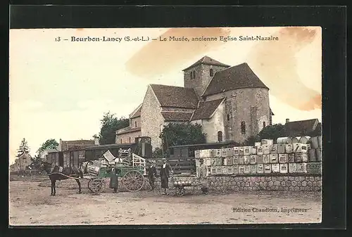 AK Bourbon-Lancy, Le Musee, ancienne Eglise Saint-Nazaire