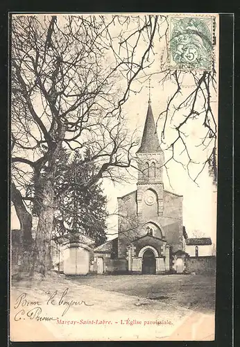 AK Marcay-Saint-Labre, l'Église paroissiale