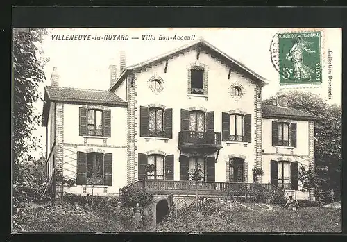 AK Villeneuve-la-Guyard, Villa Bon-Acceuil