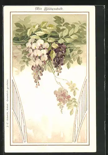 Duft-AK Ranke mit herabhängenden Blüten
