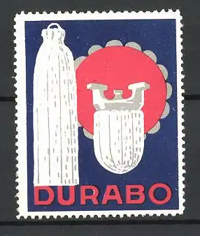 Reklamemarke Durabo, Ansichten verschiedener Glühstrümpfe